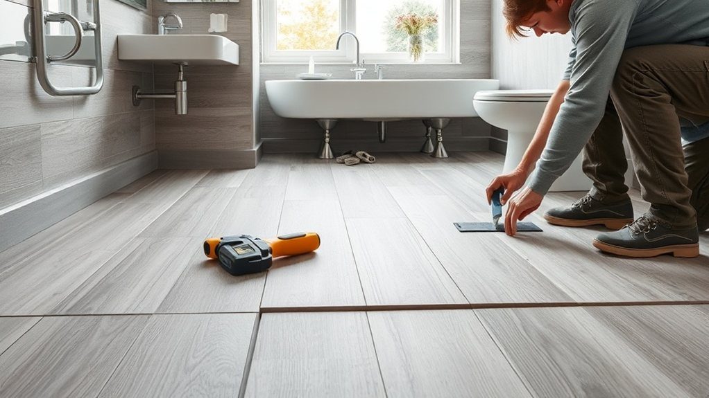 Bathroom Flooring Installation in Soho