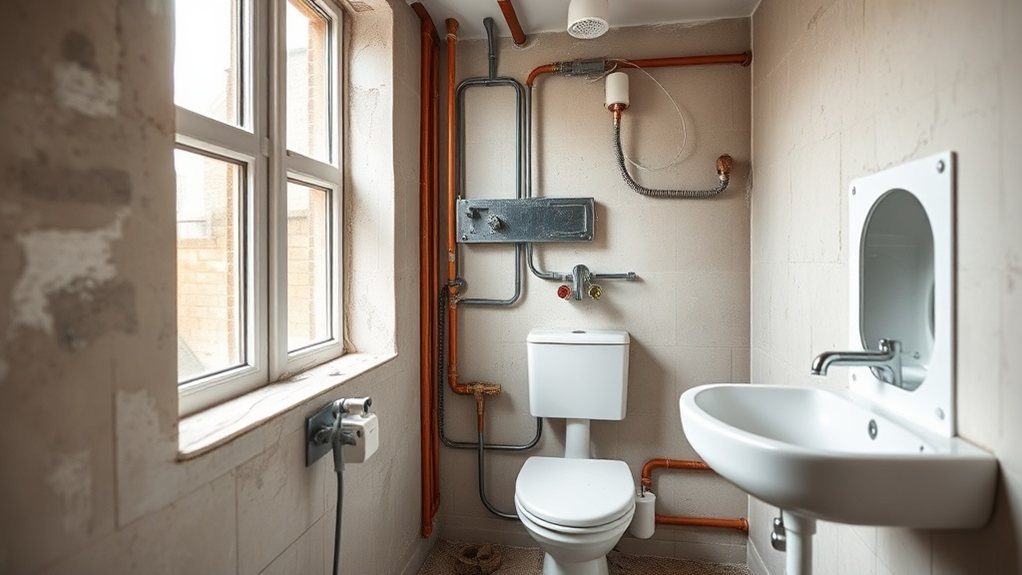 Bathroom Plumbing and Electrics in Soho